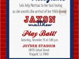 Printable Baseball Ticket Birthday Invitations Custom Printable Baseball Ticket Invitation by Joyinvitations