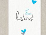 Printable Birthday Cards for Husband Favorite Husband Card Printable Valentine Card Husband