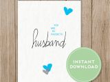 Printable Birthday Cards for Husband Favorite Husband Card Printable Valentine Card Husband