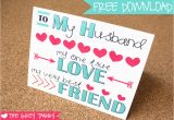 Printable Birthday Cards for Husband Free Printable Valentine 39 S Day Cards
