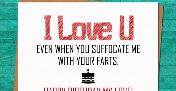 Printable Birthday Cards for Husband Instant Download Funny Birthday Card Boyfriend Husband