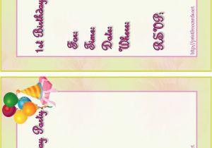 Printable Birthday Invitation Cards Free Kids Birthday Invitations Free Printable Children 39 S