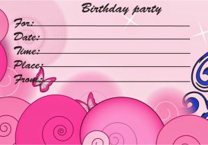 Printable Birthday Invitation Cards Printable Birthday Cards Printable Invitation Cards