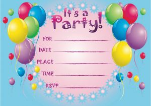Printable Birthday Invitation Cards Printable Birthday Invitations so Pretty Invitations and