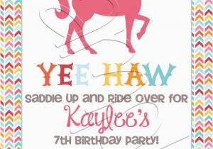 Printable Birthday Invitations Horse theme Free Printable Birthday Invitations Horse theme Best