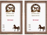 Printable Birthday Invitations Horse theme Horse Birthday Invitations Birthday Printable