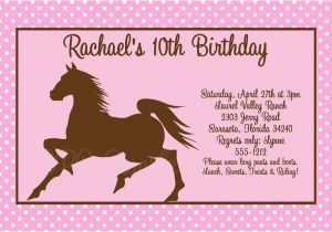 Printable Birthday Invitations Horse theme Horse Birthday Invitations Free Printable 4 Lapsosille
