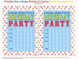 Printable Birthday Invite Bnute Productions Free Printable Dots 39 N Stripes Birthday