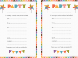 Printable Birthday Invite Printable Birthday Invitation Printable Birthday