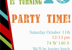 Printable Birthday Party Invitation Templates Free Printable Birthday Invitation Templates