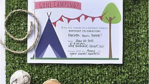 Printable Camp Out Birthday Invitations Download A Free Printable Camping Party Invitation Party