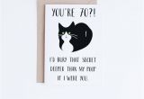 Printable Funny 70th Birthday Cards Printable 70th Birthday Cards Funny Tuxedo Cat 70 Birthday