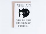 Printable Funny 70th Birthday Cards Printable 70th Birthday Cards Funny Tuxedo Cat 70 Birthday