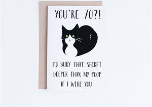 Printable Funny 70th Birthday Cards Printable 70th Birthday Cards Funny Tuxedo Cat 70 Birthday