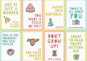 Printable Funny Birthday Cards for Her Free Funny Printable Birthday Cards for Adults Eight