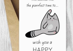 Printable Funny Birthday Cards for Her Funny Birthday Cards Printable Birthday Cards Funny Cat