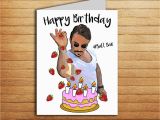Printable Funny Birthday Cards for Her Salt Bae Birthday Card Printable Funny Birthday Card for
