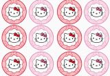 Printable Happy Birthday Banner Hello Kitty Diy Free Hello Kitty Cupcake toppers Free Birthday Party