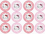 Printable Happy Birthday Banner Hello Kitty Diy Free Hello Kitty Cupcake toppers Free Birthday Party