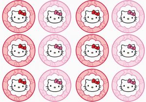 Printable Happy Birthday Banner Hello Kitty Diy Free Hello Kitty Cupcake toppers Free Birthday Party