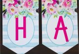 Printable Happy Birthday Banner Letters Free Printable Birthday Banner Six Clever Sisters