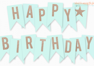Printable Happy Birthday Banner Letters Free Printable Happy Birthday Banner Birthday Ideas
