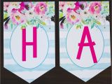 Printable Happy Birthday Letter Banners Free Printable Birthday Banner Six Clever Sisters