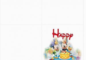 Printable Minnie Mouse Birthday Card Free Printable Disney Birthday Cards Free Clipart