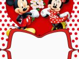 Printable Minnie Mouse Birthday Card Mickey and Minnie Invitation Template orderecigsjuice Info