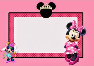 Printable Minnie Mouse Birthday Card Minnie Mouse Free Printable Invitation Templates