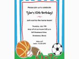 Printable Sports Birthday Cards Free Printable Sports Birthday Invitations Free