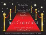 Prom themed Birthday Invitations Red Carpet Prom Invitations