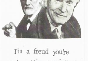 Psych Birthday Card Freud Jung Birthday Card Funny Psychology Happy Birthday