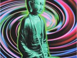 Psychedelic Birthday Card Funny Buddha Belated Birthday Card is Crafted In