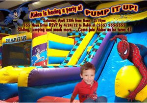 Pump It Up Birthday Invitations Free Printable Pump It Up Birthday Invitations Free