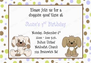 Puppy Birthday Invites 10 Puppy Birthday Invitations with Envelopes Free Return