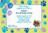 Puppy Birthday Invites Puppy Party Personalized Invitation Personalized Custom