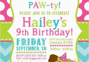 Puppy themed Birthday Party Invitations Best 25 Puppy Birthday Parties Ideas On Pinterest Dog
