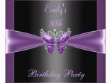 Purple 30th Birthday Decorations 30th Birthday Invitations Purple Trail Party Invitations