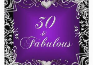 Purple 30th Birthday Decorations 30th Birthday Party Black Silver Deep Purple 5 25×5 25