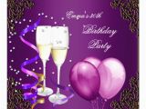 Purple 30th Birthday Decorations 30th Birthday Party Purple Plum Gold Balloons Card Zazzle