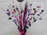 Purple 30th Birthday Decorations 30th Birthday Spray Centrepiece Table Decoration Black