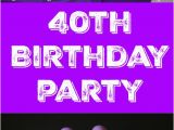 Purple 40th Birthday Decorations 40th Birthday Cake Cupcakes Cake Pops A Party for My