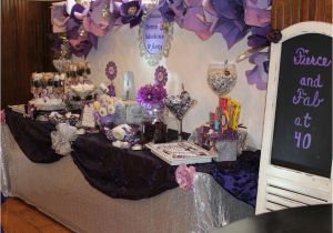 Purple 40th Birthday Decorations Glam Purple Birthday Quot Amanda 39 S 40th Birthday Surprise