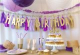 Purple and Gold Birthday Decorations Birthday Parties In A Box From Little Jubilee