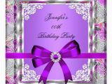 Purple and Silver Birthday Decorations Elegant Silver Purple Mauve Jewel Birthday Party