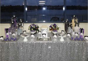 Purple and Silver Birthday Decorations Purple Black White and Silver Birthday Party Ideas