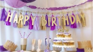 Purple and White Birthday Decorations Birthday Parties In A Box From Little Jubilee