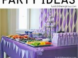 Purple and White Birthday Decorations Purple Birthday Party I Watch them Grow