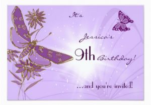 Purple butterfly Birthday Invitations Purple butterfly Birthday Rsvp Invitation Card 3 5 Quot X 5